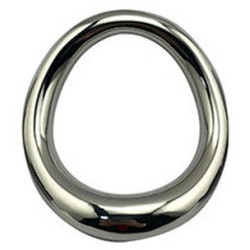MenSteel Cockring en métal Curved Steel